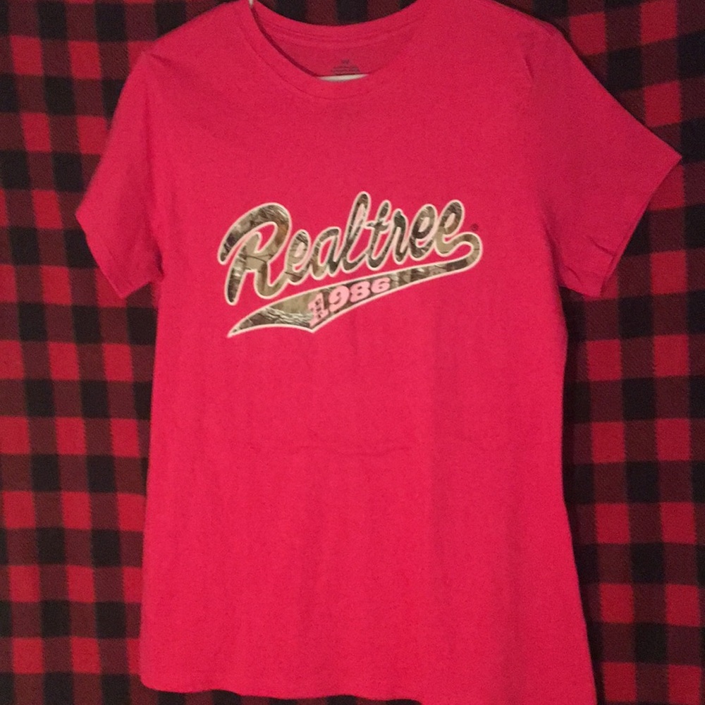 Short sleeve real tree t-shirt